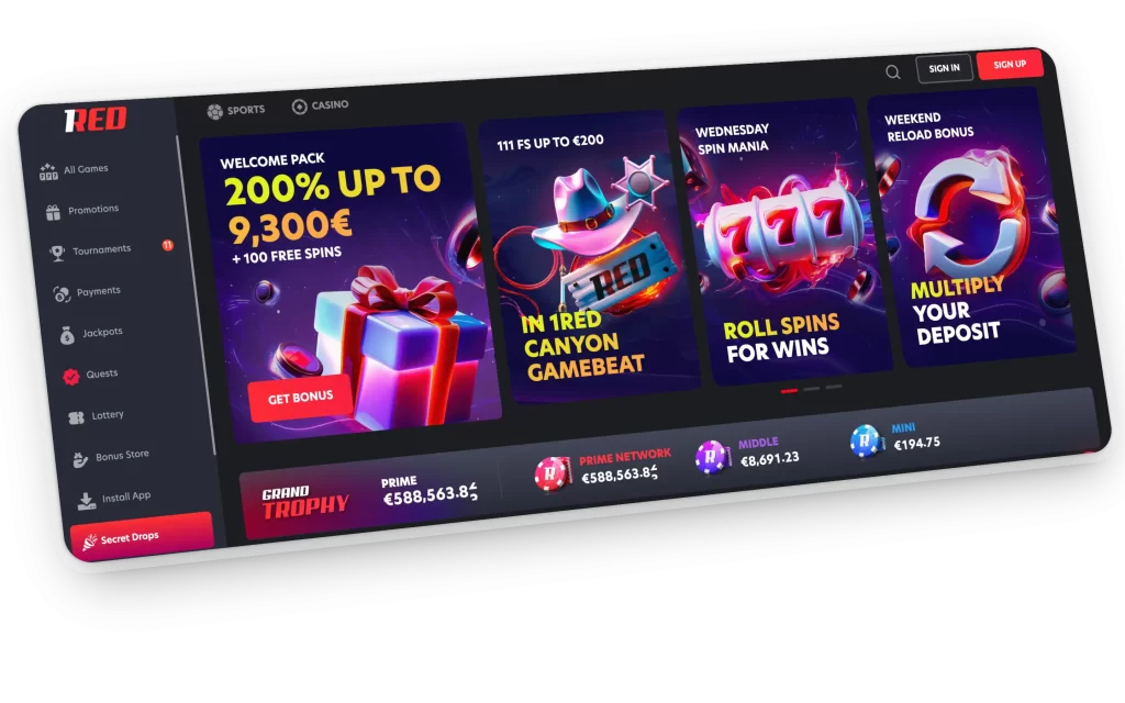 one red casino promo