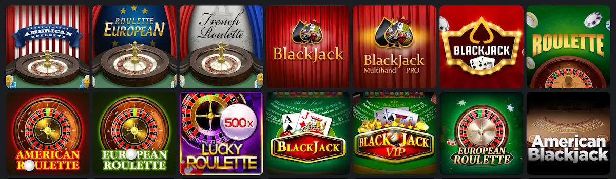 Table Games at OneRed Casino